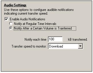 Audio Settings - Volume